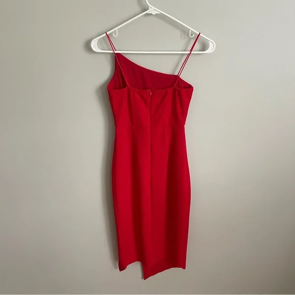 Princess Polly Red size 2 Aero Midi Asymmetrical Dress - Picture 6 of 6